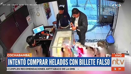 "¡Fue descubierto!": Intentó comprar helados con un billete falso y amenazó al vendedor