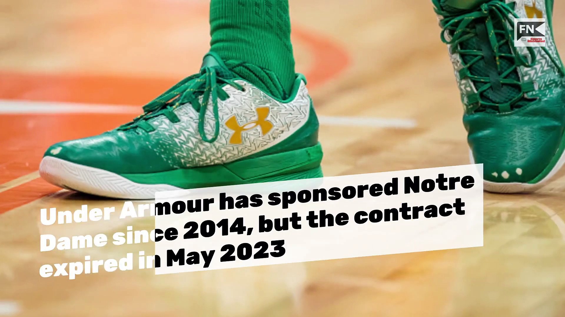 Notre dame under sales armour basketball shoes