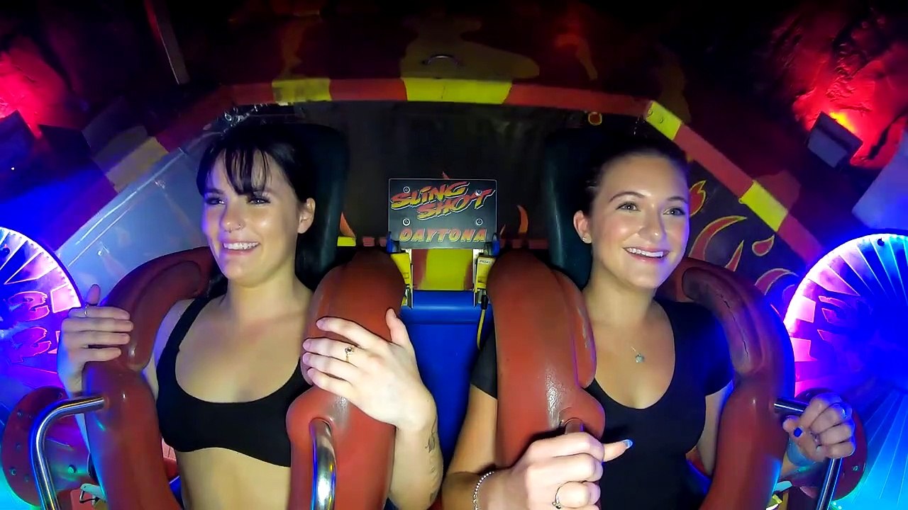 Girls Passing Out | Funny Slingshot Ride Compilation #4