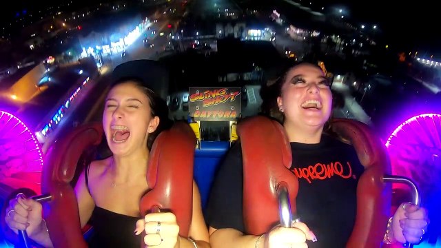 Girls Passing Out | Funny Slingshot Ride Compilation #5
