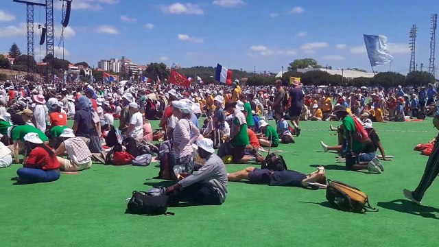 JMJ : Les français en adoration