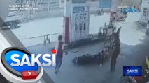 Tangkang pang-ho-holdap sa gasolinahan, nabulilyaso dahil sa alistong kahera; 1 sa mga suspek, huli | Saksi