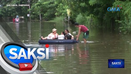 Ilang bahagi ng Pampanga, isolated pa rin dahil sa matinding pagbaha | Saksi