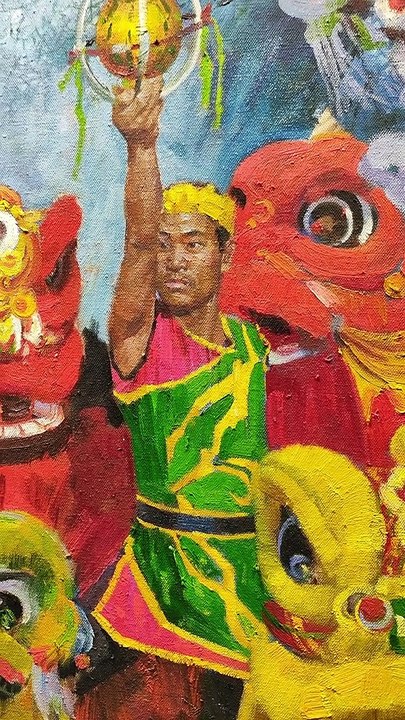 A Beautiful Art Exhibition in Shenzhen's Dafen