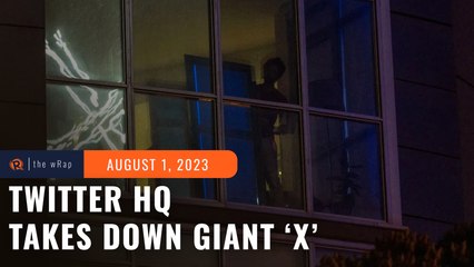 Big X taken down from Twitter roof after San Francisco squabble