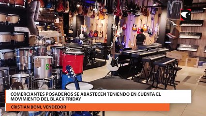 Comerciantes posadeños se abastecen teniendo en cuenta el movimiento del Black Friday