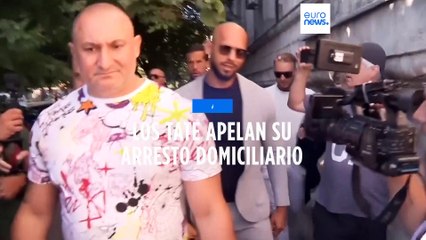 Скачать видео: Los hermanos Tate recurren la decisión de Rumanía de mantenerlos en arresto domiciliario