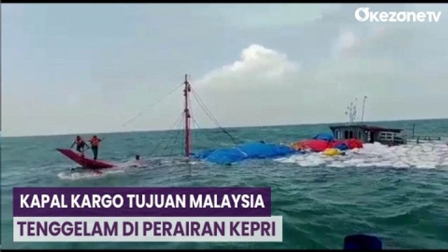 Dihantam Gelombang, Kapal Kargo Tujuan Malaysia Tenggelam di Perairan Kepri