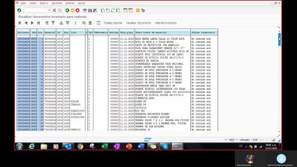 New MM -TRX MI31 Crear juego de datos para Inventariar
