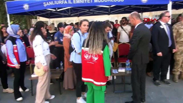 Şanlıurfa'da Zırhlı Polis Aracının Devrilmesi Sonucu Şehit Olan Polis Memuru Ramazan Kütük İçin Tören Düzenlendi