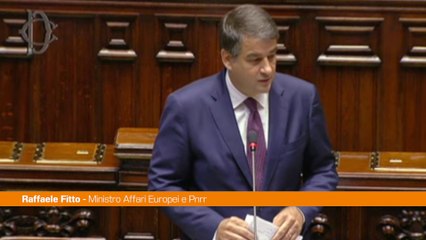 Pnrr, Fitto "No polemiche, ma dibattito rischia portarci fuori strada"