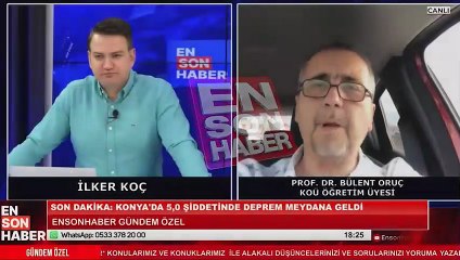 Bülent Oruç'tan Konya depremi yorumu: Anadolu levhasının her yerinde deprem olabilir