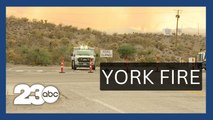 York Fire: Officials work to protect residents near the California, Nevada state line