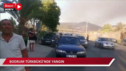 Bodrum Türkbükü’nde yangın