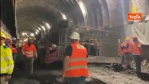 Tunnel Tenda a Torino, Anas abbatte diaframma della nuova galleria