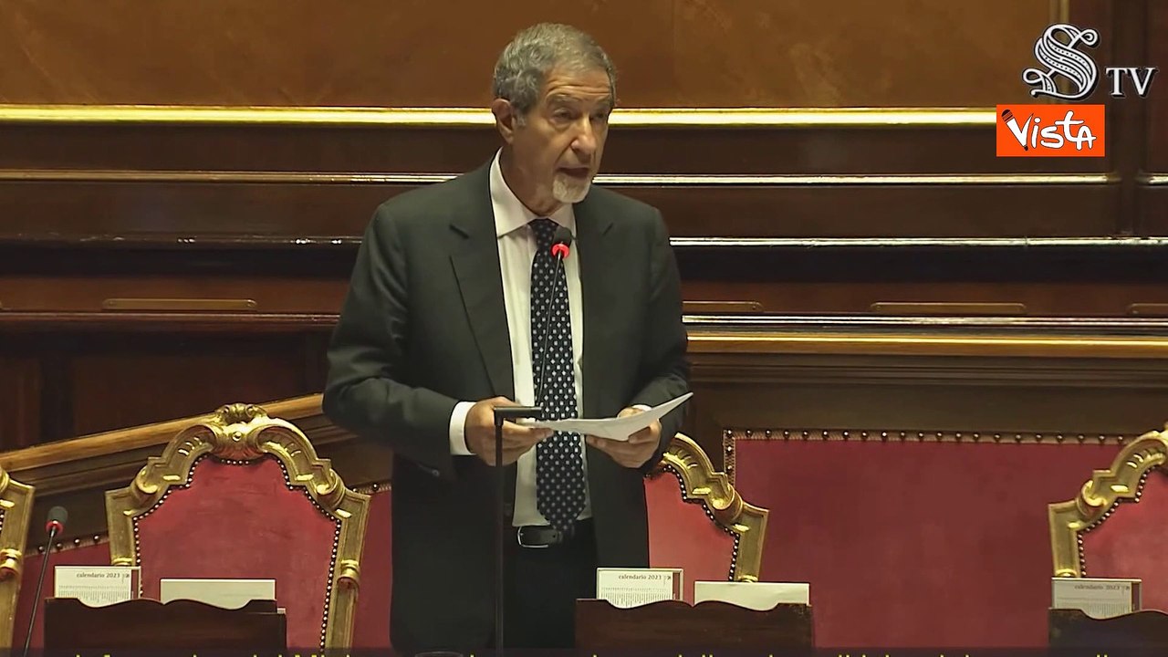 Musumeci al Senato: "Cambiamenti climatici non sono un alibi". Proteste in Aula