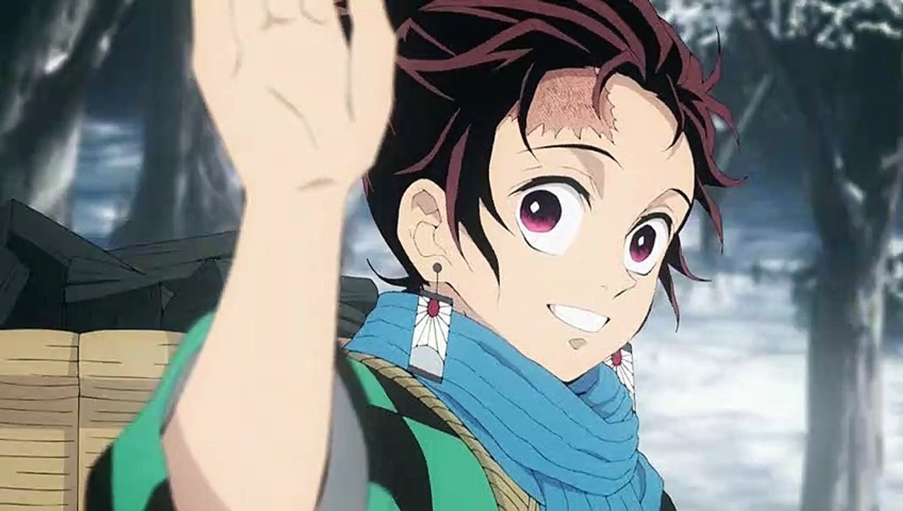 1-8 Tanjiro se cruza con nezuko