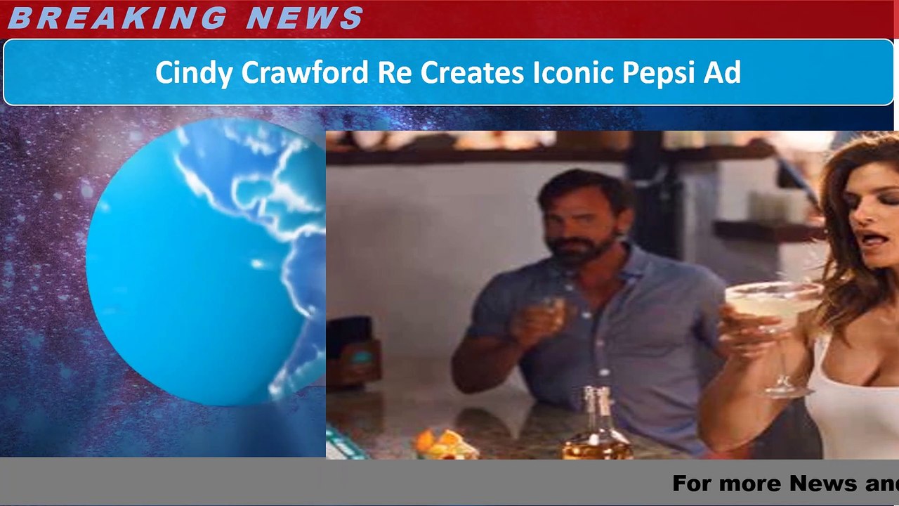 Cindy Crawford Re Creates Iconic Pepsi Ad