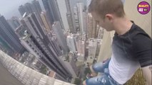 Remi Lucid, daredevil की Hongkong में 68 मंजिला इमारत पर Stunt करते हुई मौत | Remi Lucidi video