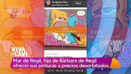 Mar de Regil es criticada por el costo elevado de sus cuadros pintados a mano