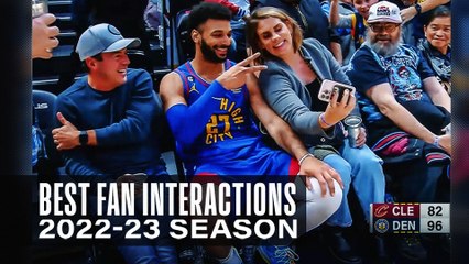 Players Interacting with Fans from the 2022-23 NBA Season