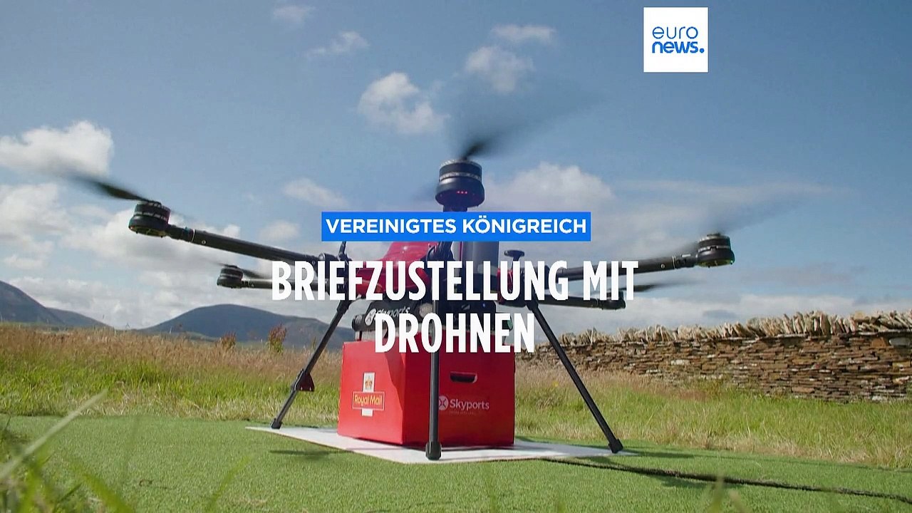 Luftpost heute: Drohnen bringen auf den Orkney-Inseln die Briefe