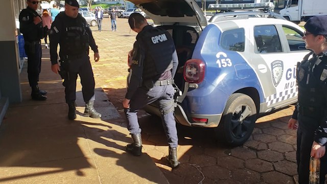 Homem causa transtornos na Prefeitura e é detido pela GPOM da Guarda Municipal