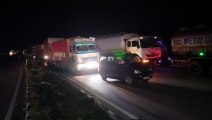 vdo उदयपुर-चित्तौड़गढ़ हाइवे पर लगा वाहनों का लंबा जाम