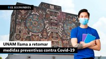 UNAM llama a retomar uso de cubrebocas y medidas preventivas contra Covid-19