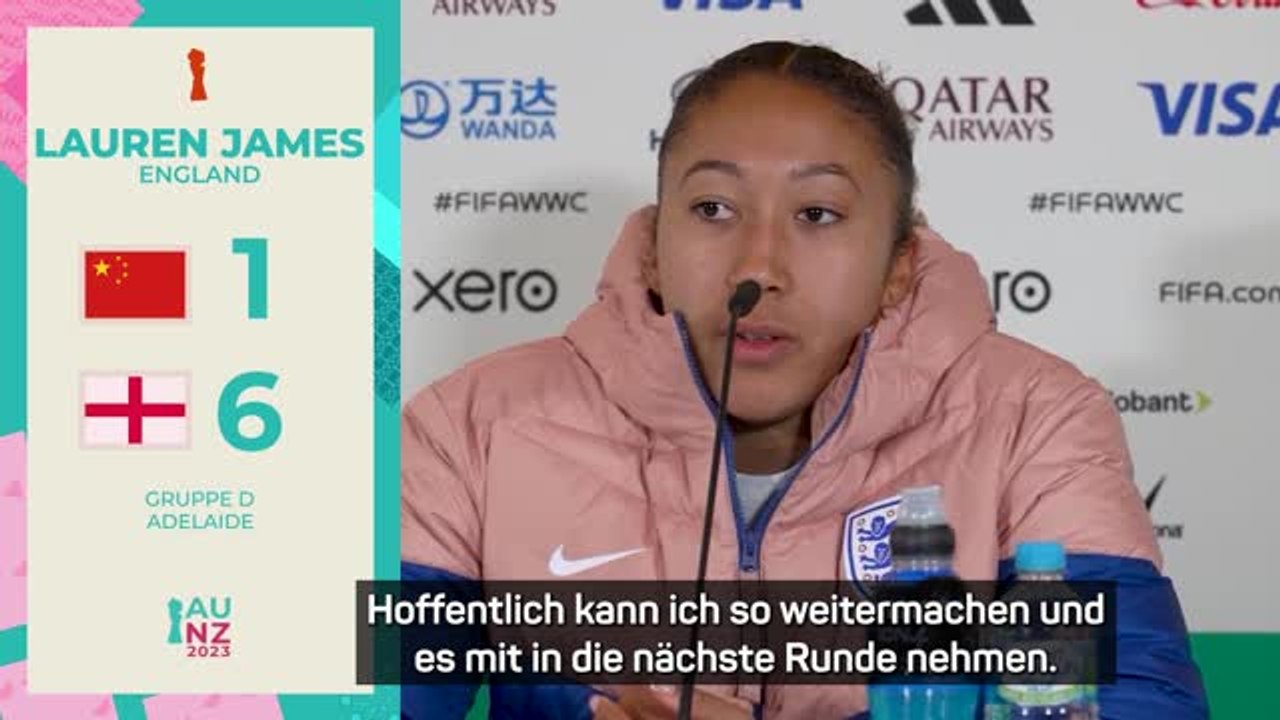 James und Wiegmann nach Kantersieg: 'Hatten Spaß'