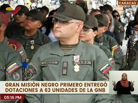 Caracas | Realizan entrega de uniformes y equipos militares celebrando los 86 años de la GNB