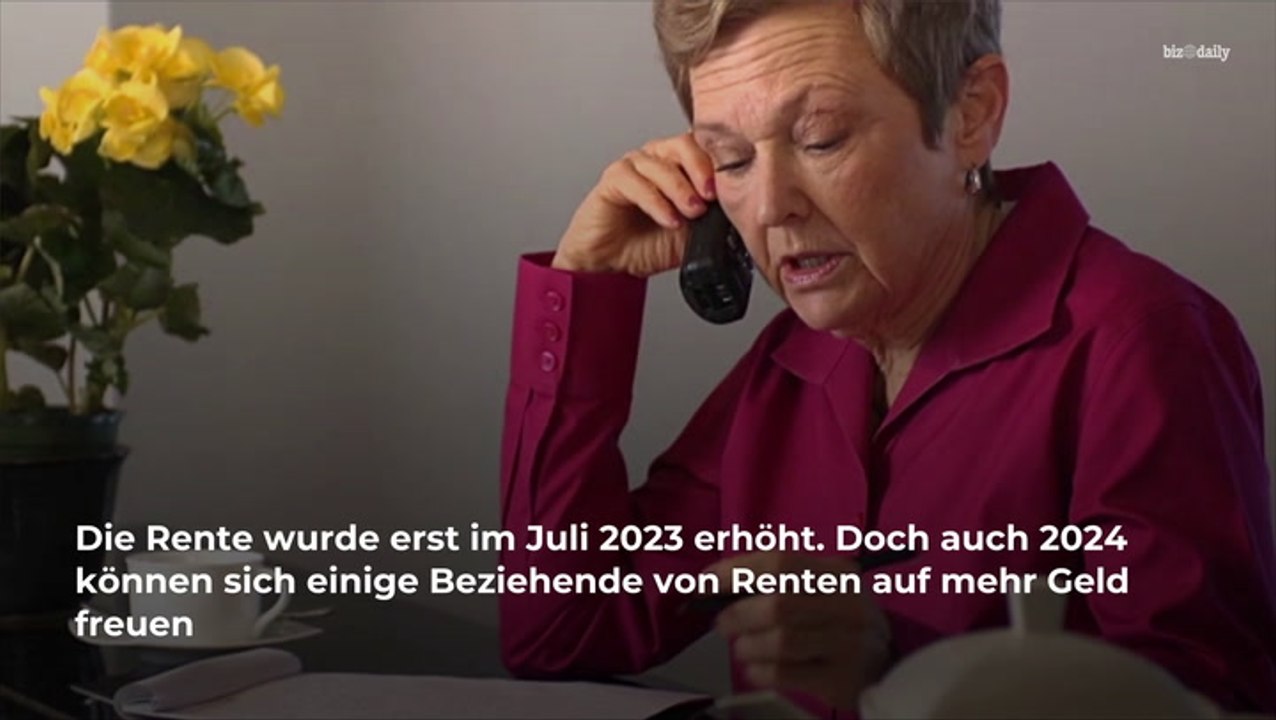 Ab 2024: 3 Millionen Rentner bekommen mehr Geld