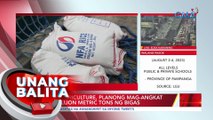 Dept. of Agriculture, planong mag-angkat ng 1.3 million metric tons ng bigas | UB