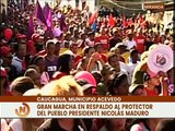 Pueblo Mirandino marcha en respaldo al Presidente Nicolás Maduro