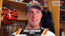 Bengals Punter Drue Chrisman on Health Issue, His Return to Team, Roster Competition and MORE