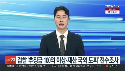 검찰 '추징금 100억 이상·재산 국외 도피' 전수조사