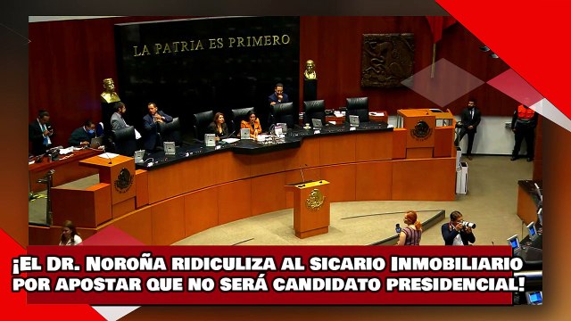 ¡VEAN! ¡Dr. Noroña ridiculiza a sicario Inmobiliario por apostar que no será candidato presidencial!