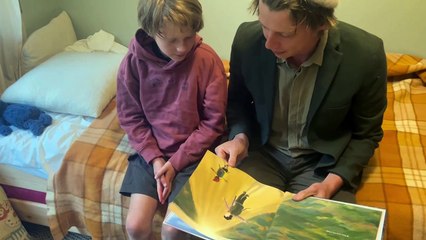 Blake Nuto reads an excerpt from his picture book, When You're A Boy