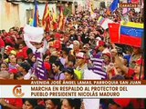 Caracas| Habitantes de la parroquia San Juan se movilizan en respaldo al Presidente Nicolás Maduro