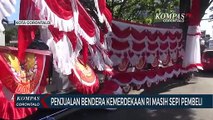Penjualan Atribut Kemerdekaan RI di Kota Gorontalo Masih Sepi Pembeli