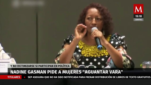 La directora de Inmujeres pidió a mujeres “aguantar vara” y no victimizarse