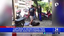 Tingo María: Detienen a delincuentes que intentaron asaltar a empresaria