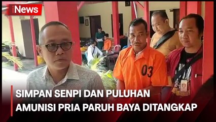 Pria di Palembang Ditangkap, Simpan Senpi dan Puluhan Amunisi di Belakang Rumah