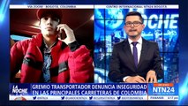 Gremio de transportadores denuncia inseguridad en carreteras de Colombia