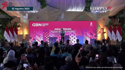 [Full] Pidato Presiden Jokowi di Gelaran Batik Nusantara: Terima Kasih pada Pecinta Batik