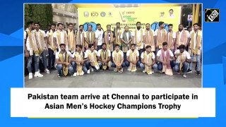 Pakistan team arrive at Chennai to participate in Asian Men’s Hockey Champions Trophy