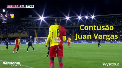 Lance da contusão do Juan Vargas