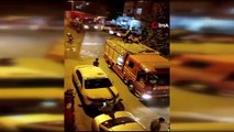 Diyarbakır’da çıkan yangında vatandaşlar çocuklarıyla binadan koşarak böyle çıktı
