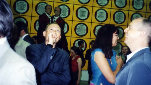 Gilbert And George op art Exhibition at the White cube Gallery London