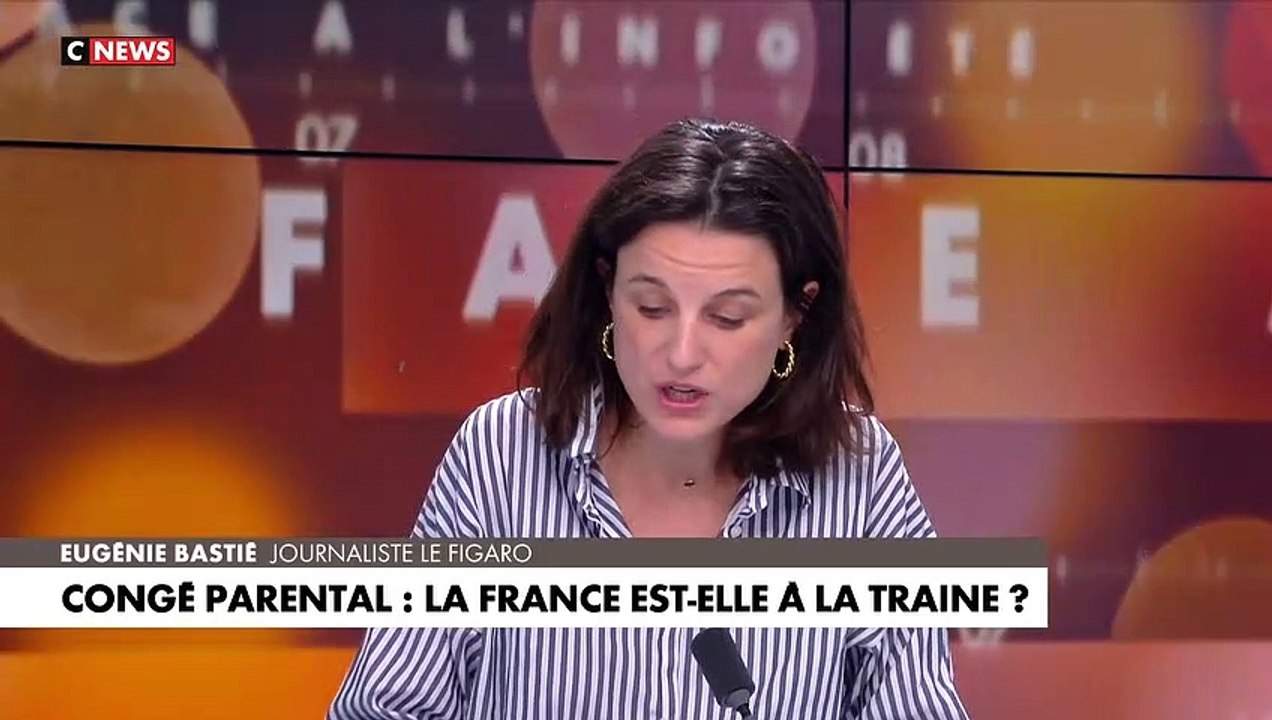 Eugénie Bastié sur CNews: «Ce congé parental est extrêmement mal rémunéré»